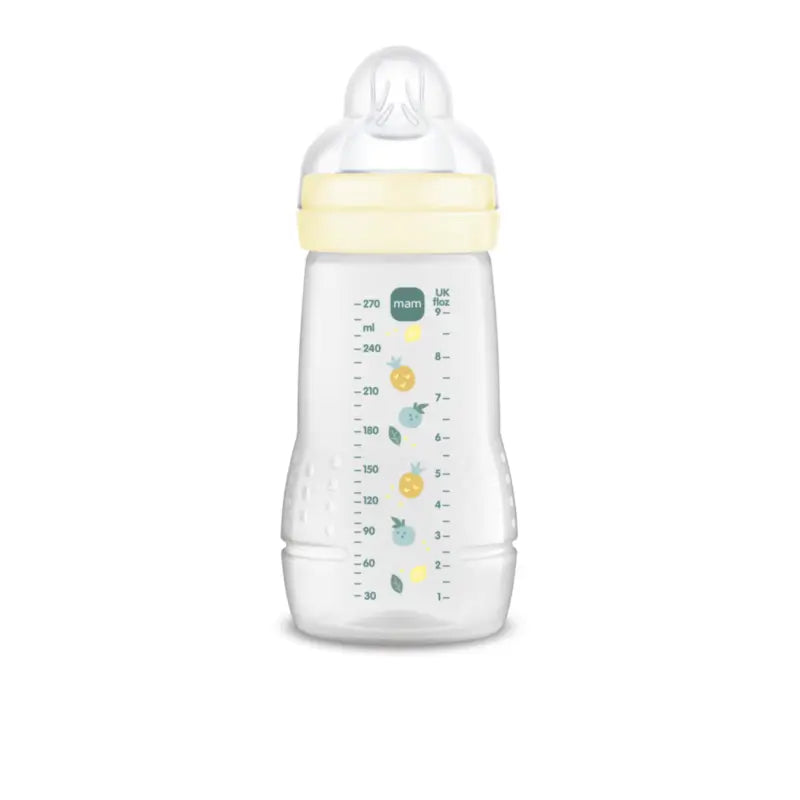 Mam Baby Easy Active Biberon Neutre Brillant, 270Ml