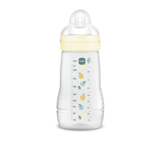 Mam Baby Easy Active Biberon Neutre Brillant, 270Ml