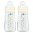 Mam Baby Easy Active Biberon Neutre Brillant, 2X270Ml