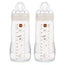 Mam Baby Easy Active Biberon Neutre Brillant, 2X330Ml