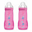 Mam Baby Easy Active Biberon rose vif, 2X330Ml