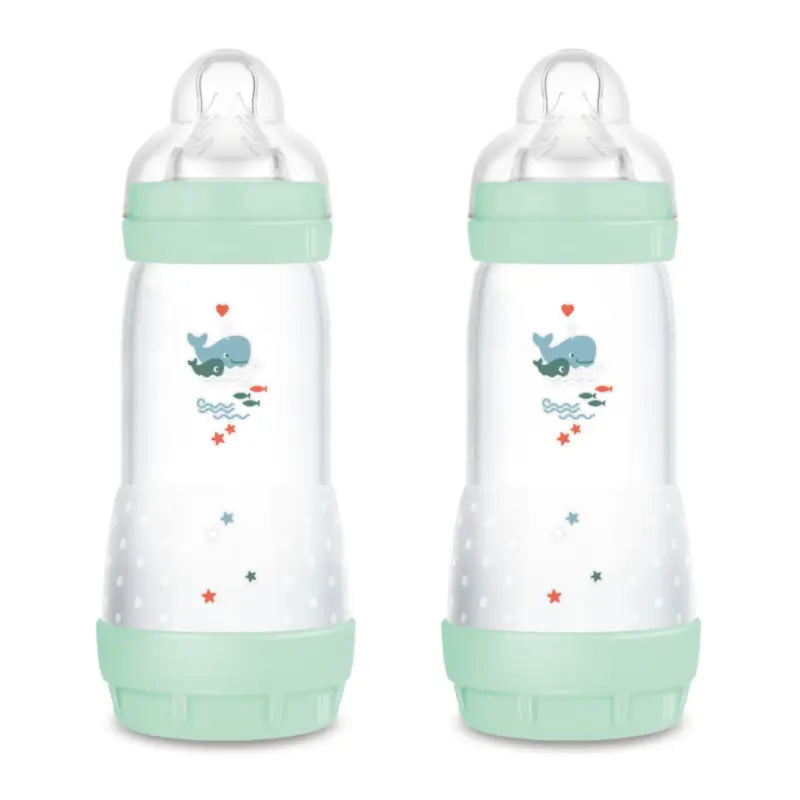 Mam Baby Easy Start Anti-Colic Bottle Bright Blue, 2X320Ml