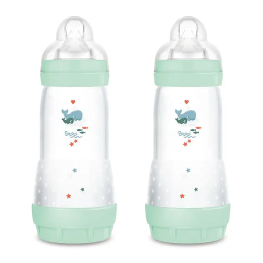 Mam Baby Easy Start Anti-Colic Bottle Bright Blue, 2X320Ml