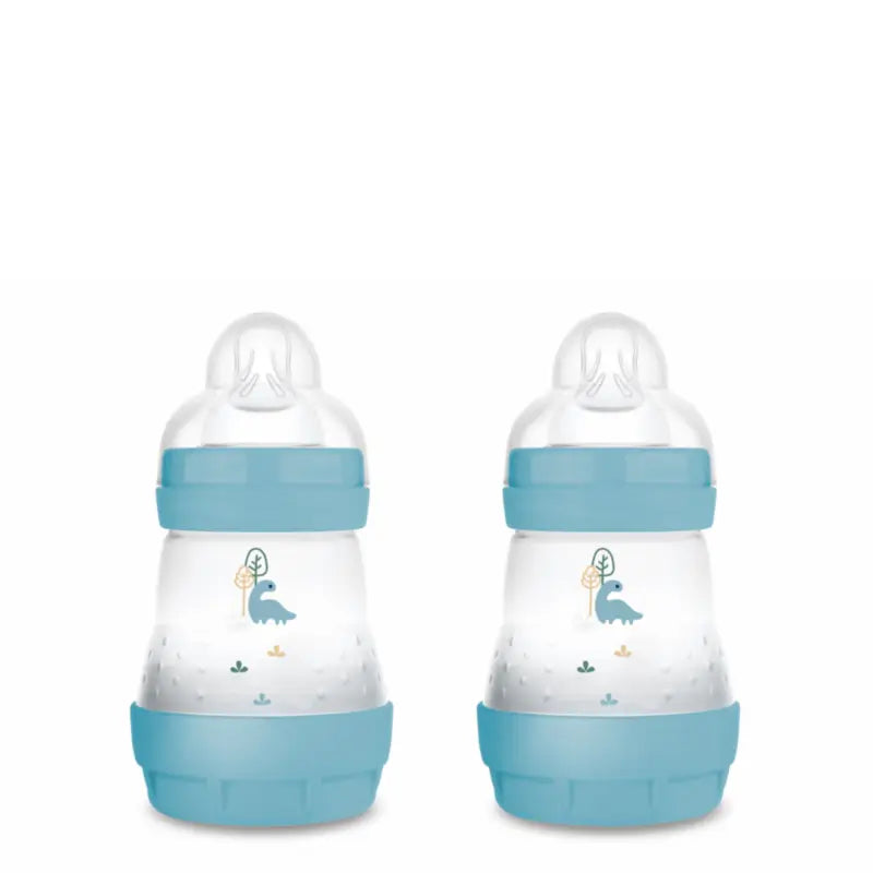 Mam Baby Easy Start Biberon anti-colique Bleu mat, 2X160Ml