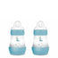 Mam Baby Easy Start Biberon anti-colique Bleu mat, 2X160Ml