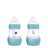 Mam Baby Easy Start Biberon anti-colique Bleu mat, 2X160Ml