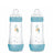 Mam Baby Easy Start Biberon Anti-Colique Bleu Mat, 2X320Ml