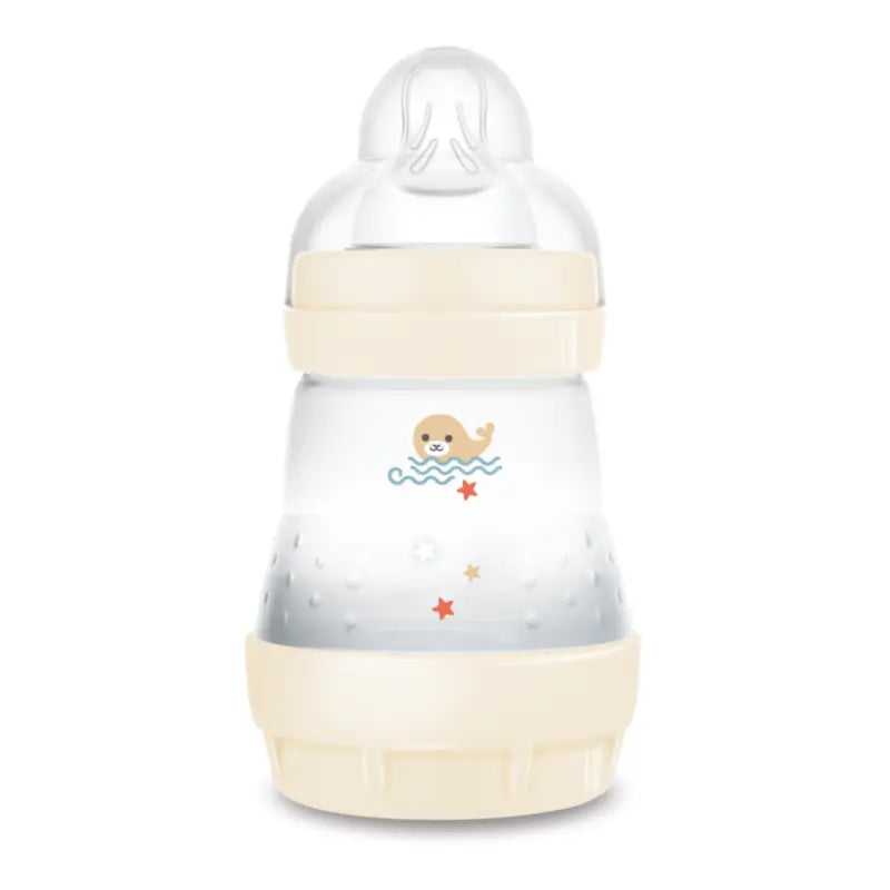 Mam Baby Easy Start Biberon neutre anti-colique brillant, 160 ml