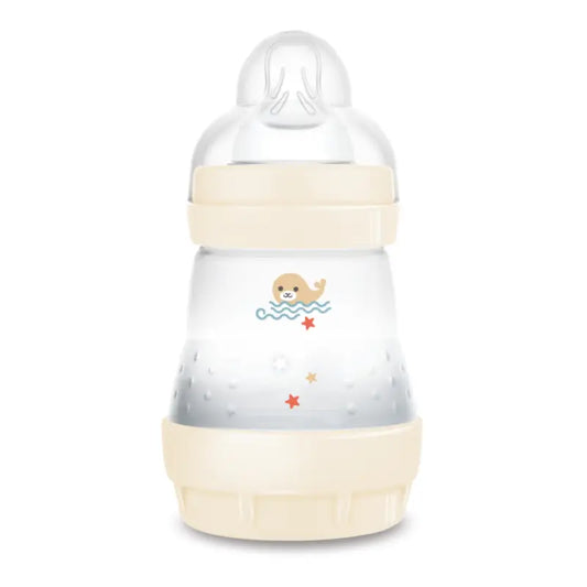 Mam Baby Easy Start Biberon neutre anti-colique brillant, 160 ml