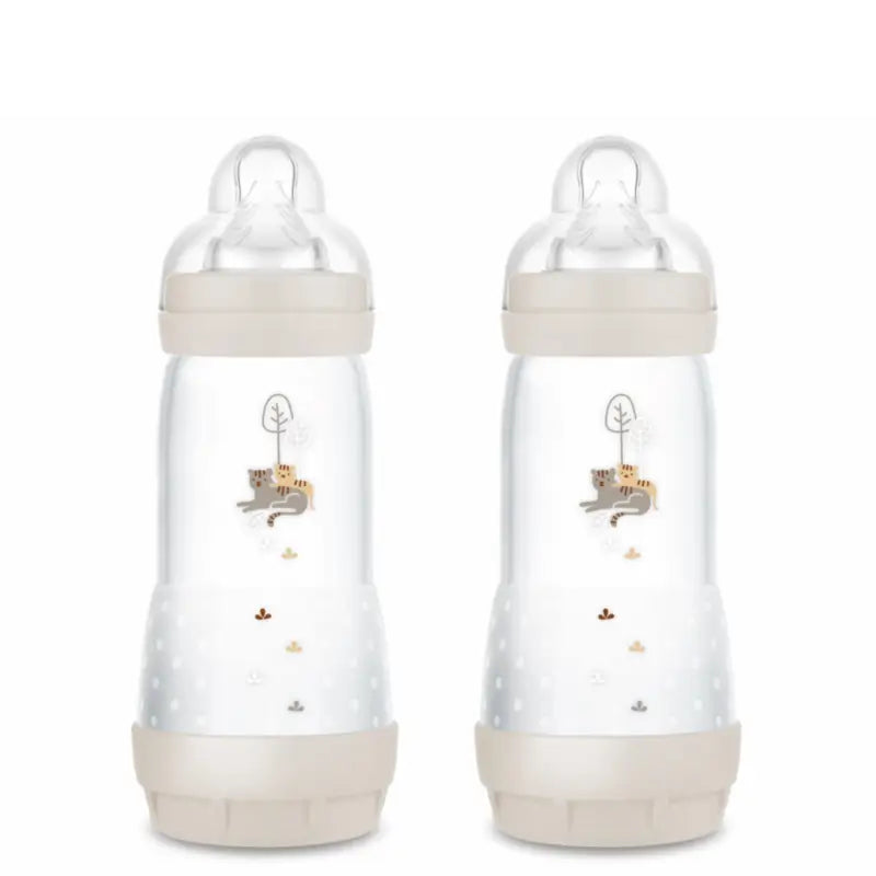 Mam Baby Easy Start Biberon Anti-colique Neutre Mat, 2X320Ml