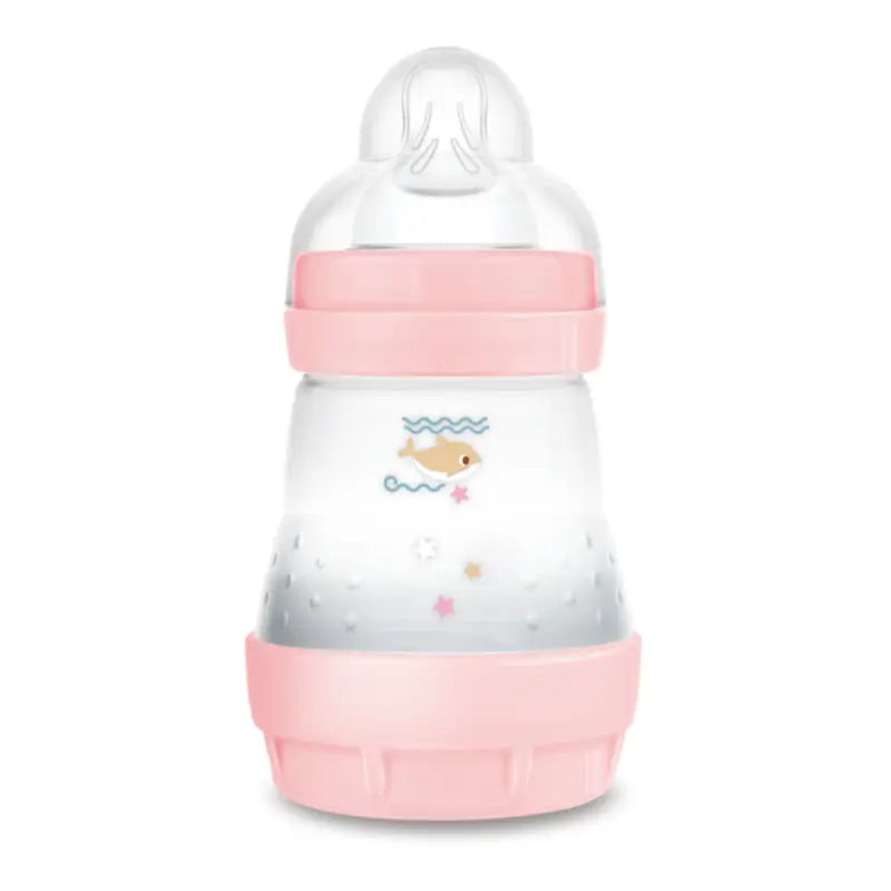 Mam Baby Easy Start Biberon anti-colique rose vif, 160 ml