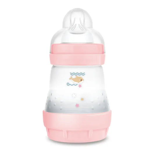 Mam Baby Easy Start Biberon anti-colique rose vif, 160 ml