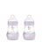 Mam Baby Easy Start Biberon Anti-Colique Rose Mat, 2X160Ml