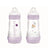 Mam Baby Easy Start Biberon Anti-Colique Rose Mat, 2X260Ml