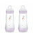 Mam Baby Easy Start Biberon Anti-Colique Rose Mat, 2X320Ml