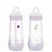 Mam Baby Easy Start Biberon Anti-Colique Rose Mat, 2X320Ml