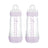 Mam Baby Easy Start Biberon Anti-Colique Rose Mat, 2X320Ml
