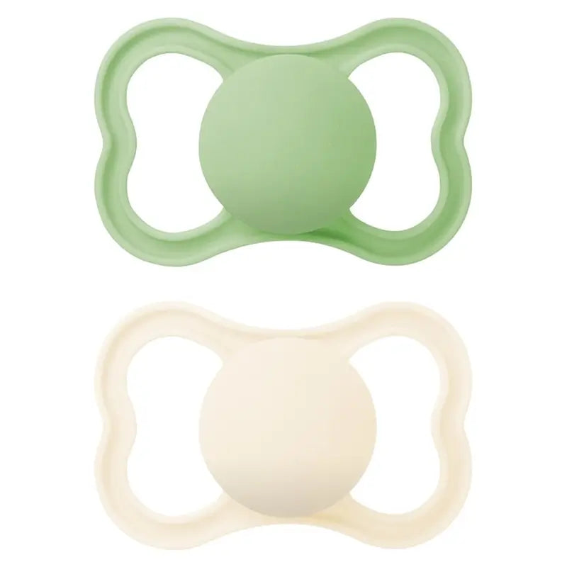 Mam Baby Sucette Air Silicone Neutre +6M, 2 unités