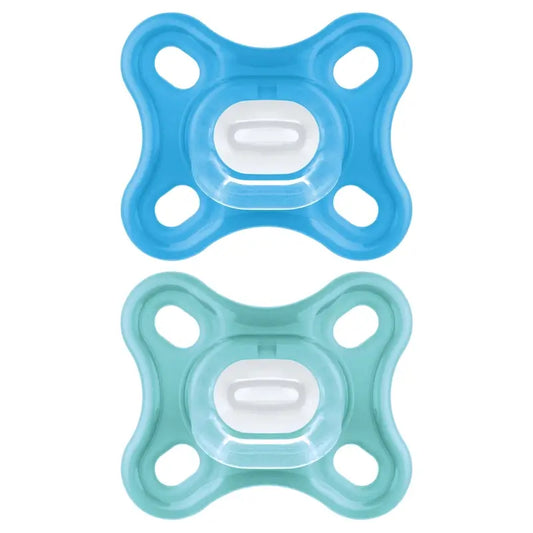 Mam Baby Comfort Soother Blue 0-3M, 2 unités