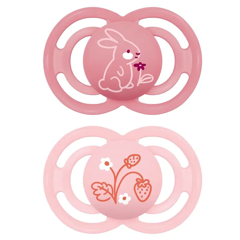Mam Baby Sucette Perfect Silicone Pink +16M, 2 unités
