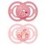 Mam Baby Sucette Perfect Silicone Pink +16M, 2 unités