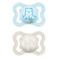 Mam Baby Suprême Sucette en silicone bleu 2-6M, 2 unités
