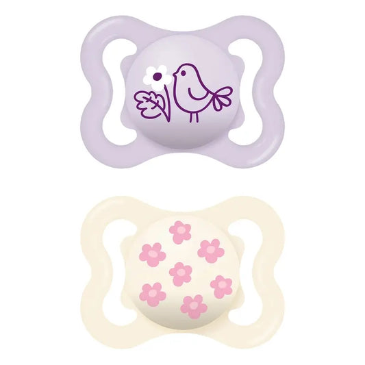Mam Baby Suprême Sucette en silicone rose 2-6M, 2 unités
