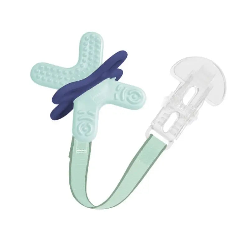 Mam Baby Bite & Relax Phase 2 Dentition avec clip Bleu