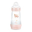 Biberon Mam Anti-colique rose mat, 260 ml