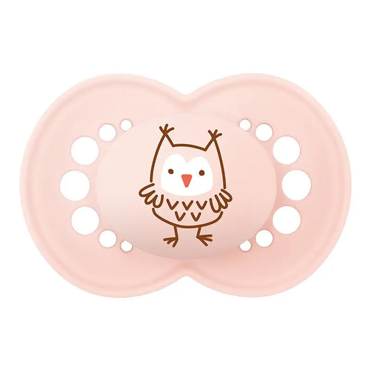 Mam Pacifier Original 6+ Silicone Matt Pink, 2 units
