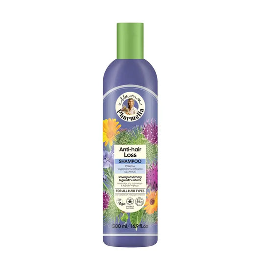 Mama Pharmelia Shampooing Stop Hair Loss Shampooing aromatique au romarin et à la bardane, 500ml