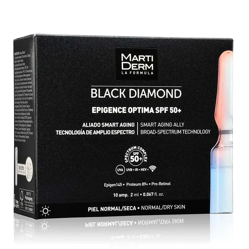 Martiderm Black Diamond Epigence Optima SPF 50 10 Ampoules x 2 ml