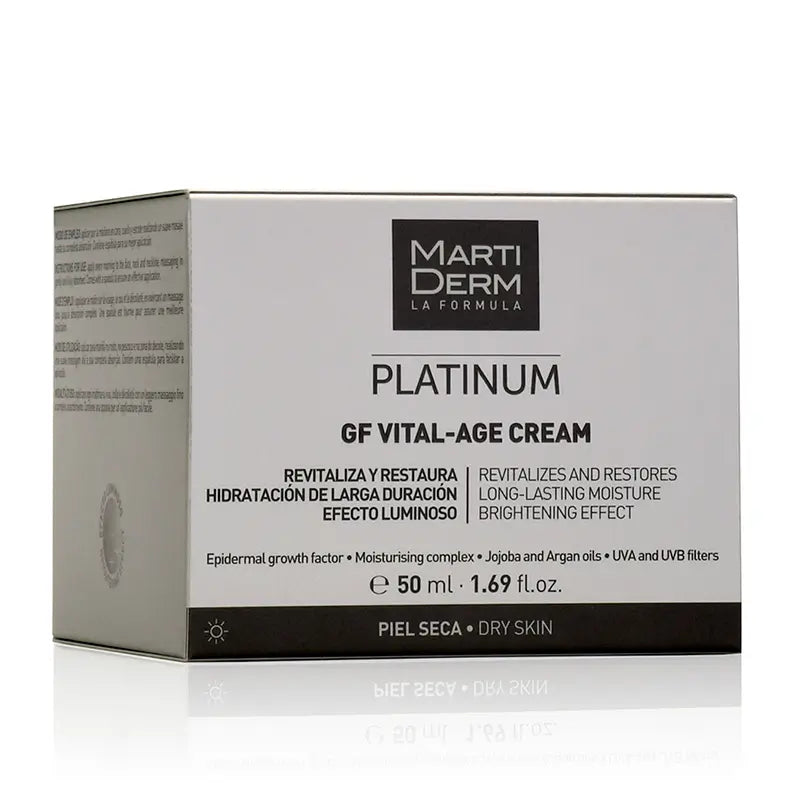 Martiderm Platinum Gf Vital Age Crème de jour pour peaux sèches 50 ml
