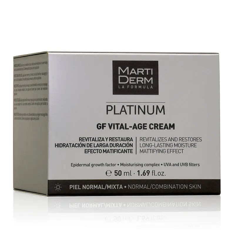 Martiderm Platinum Gf Vital-Age Cream Peau normale et mixte 50 ml