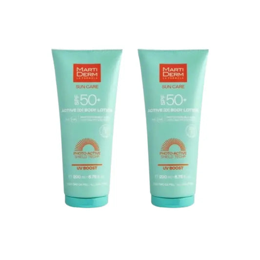 Martiderm Spf50+ Lait Corporel Actif, 2X200 Ml