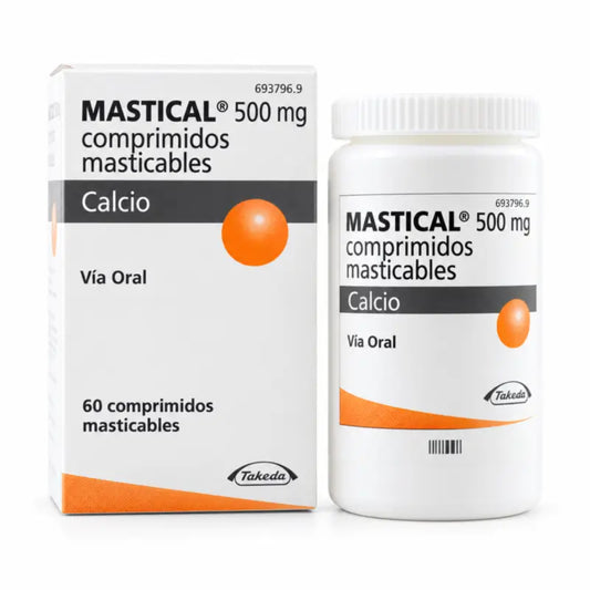 Mastical 500 mg Calcium 60 comprimés à croquer