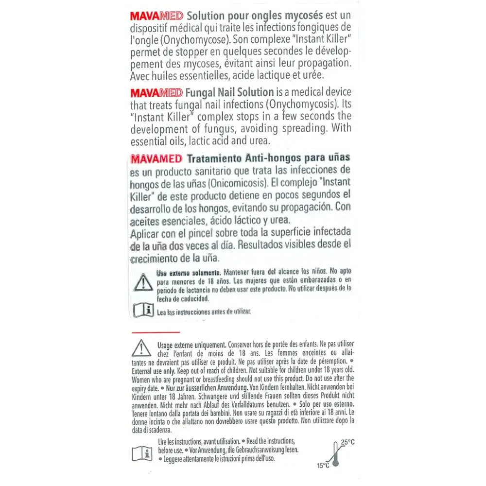 Mavala Mavamed Traitement antifongique pour les ongles 5ml