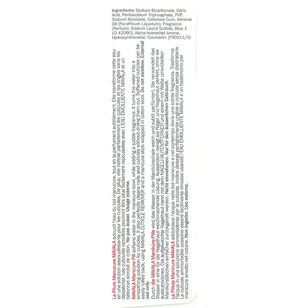 Mavala Tablettes de manucure 6pcs.