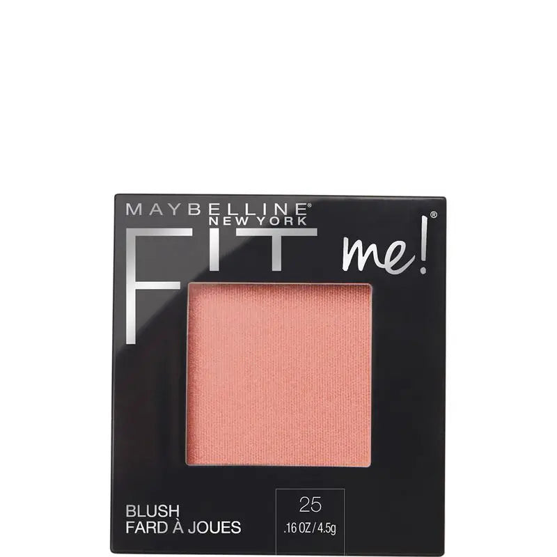Maybelline New York Matte Powder Blush Fit Me Blush Shade 25 Pink Pour tous types de peau. - 5Gr