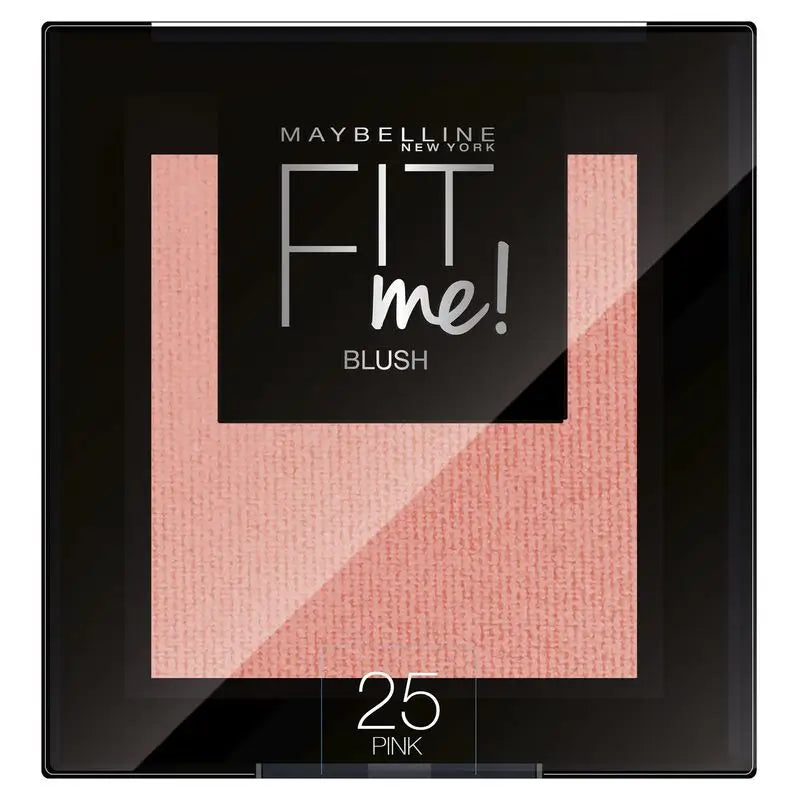 Maybelline New York Matte Powder Blush Fit Me Blush Shade 25 Pink Pour tous types de peau. - 5Gr