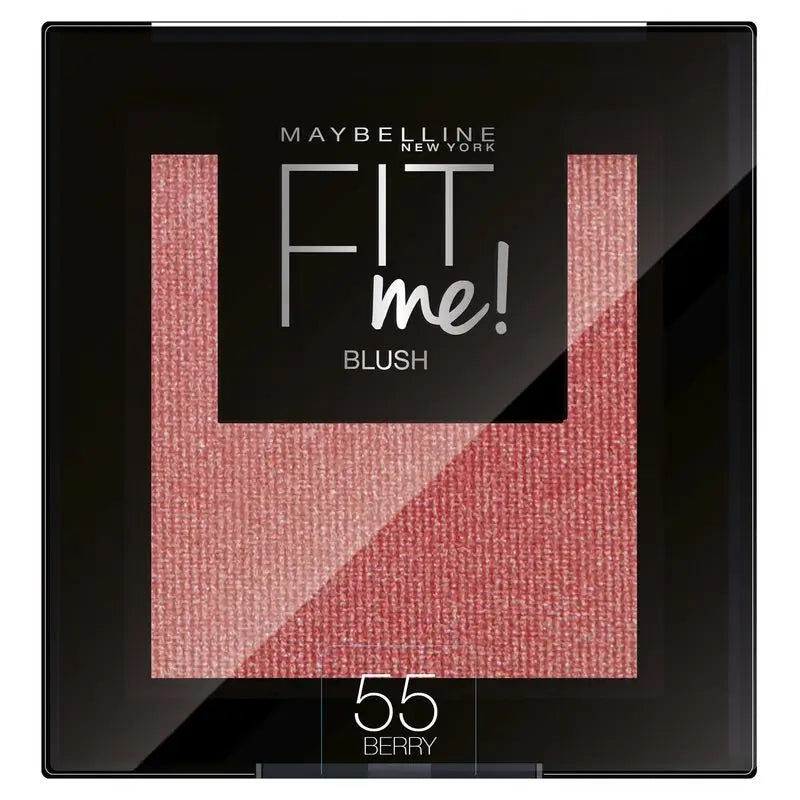 Maybelline New York Matte Powder Blush Fit Me Blush Shade 55 Berry Pour tous types de peau. - 5Gr