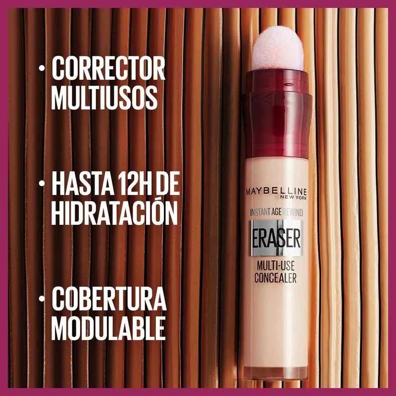 Maybelline New York Multi-Purpose Moisturising Concealer Eraser, Shade 00 Ivory