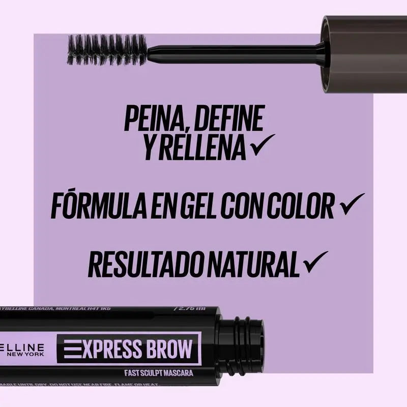 Maybelline New York Brow Fast Sculpt Brow Mascara, nuance 06 Deep Brown