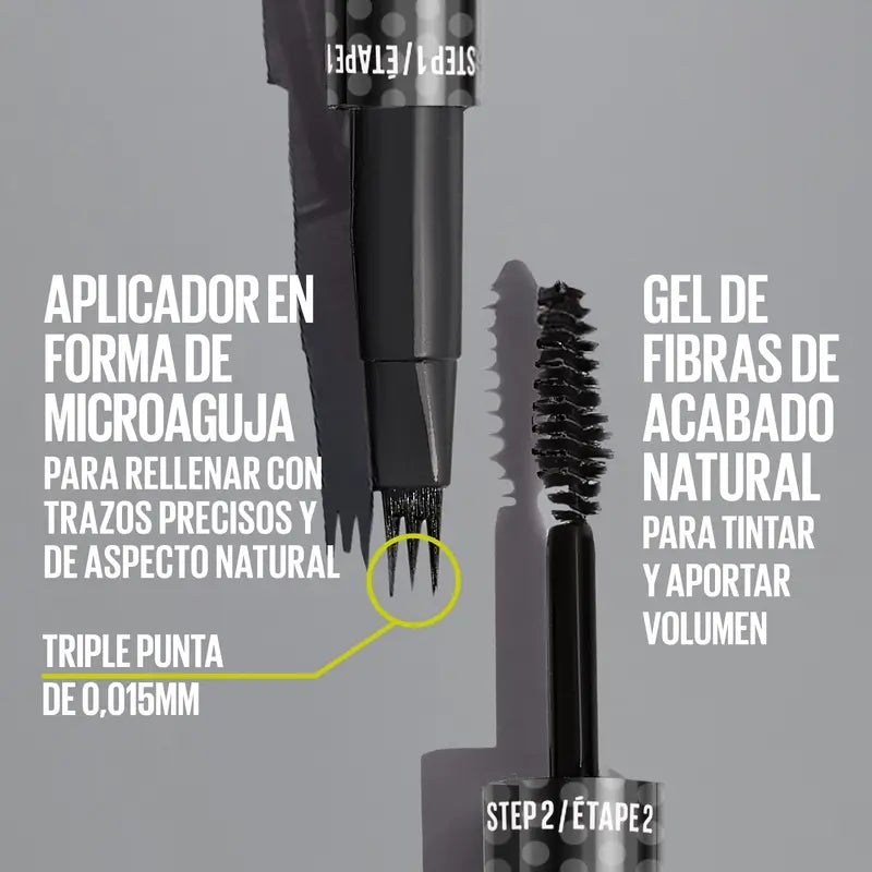 Maybelline New York Crayon à sourcils Brow Insert, brun moyen, 1,25 ml