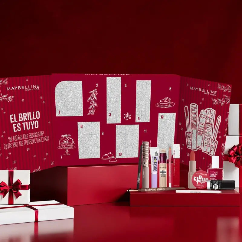 Calendrier de l'Avent Maybelline, 12 produits