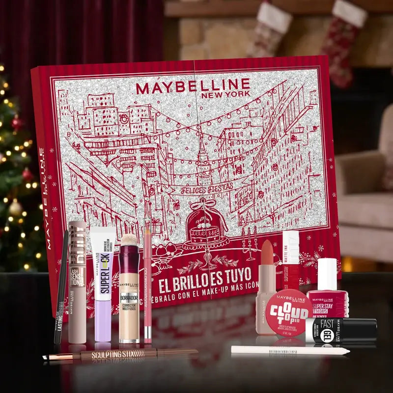 Calendrier de l'Avent Maybelline, 12 produits