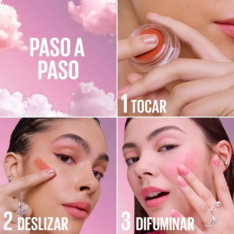 Maybelline New York Cloudtopia Blush liquide mat, teinte 95 Pink Cloud, 4,75 ml