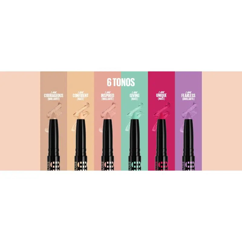 Maybelline New York Color Tattoo Stix, Ombre à paupières + Liner en format stick, teinte I Am Confident.