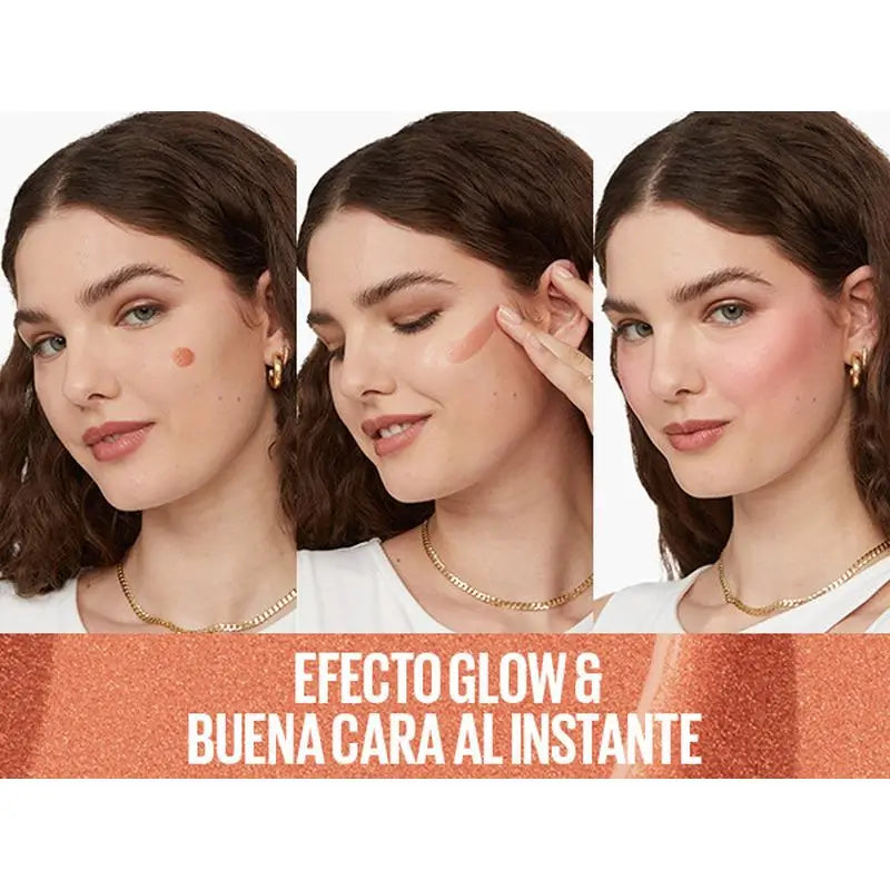 Maybelline New York Sunkisser Bronzing Blusher, Colour & Glow, Modulable Formula, Shade 01 Downtown Rush