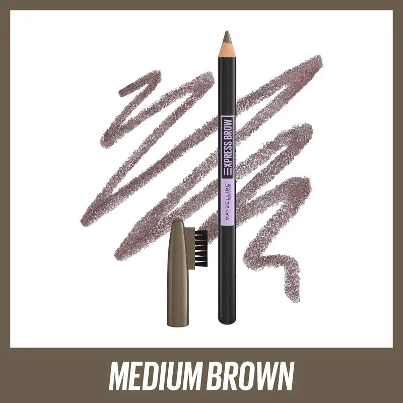 Maybelline New York Crayon à sourcils express Teinte brun moyen